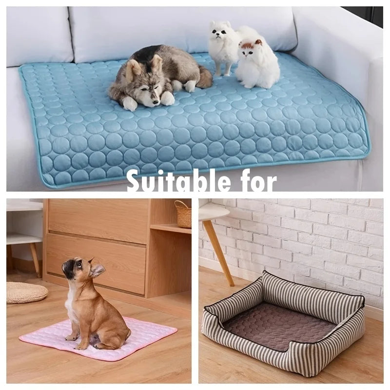 Cooling Pet Mat Summer Ice Pad for Dogs & Cats