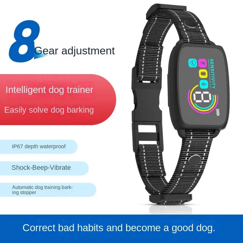 Smart Anti-Barking Dog Collar Rechargeable Waterproof Bark Stopper