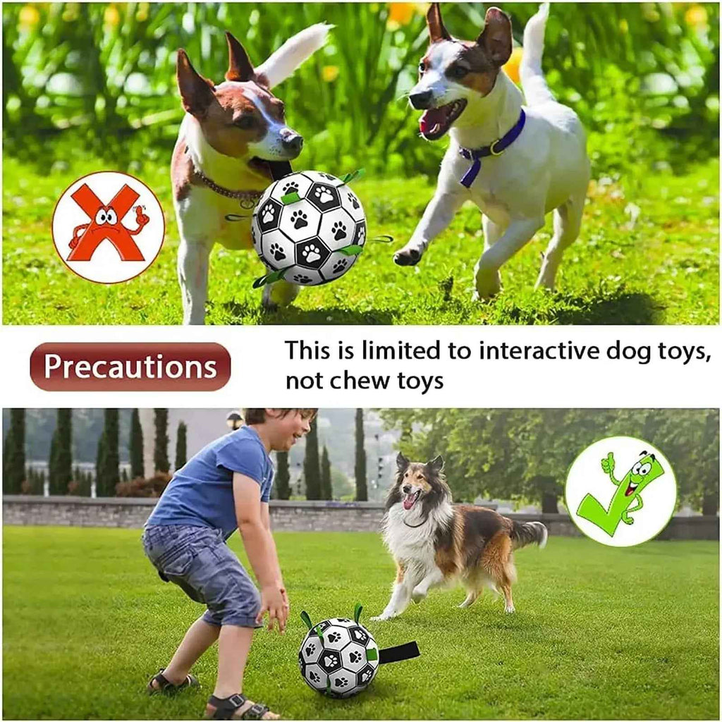 Interactive Dog Soccer Ball Toy for Large & Active Dogs