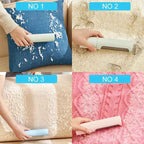 2-in-1 Reusable Pet Hair Remover Brush Self-Cleaning Lint Roller