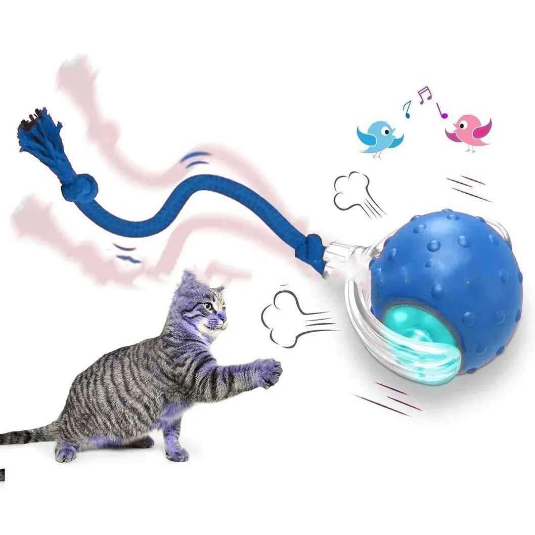 Interactive Cat Rolling Ball Toy with Smart Auto Drive