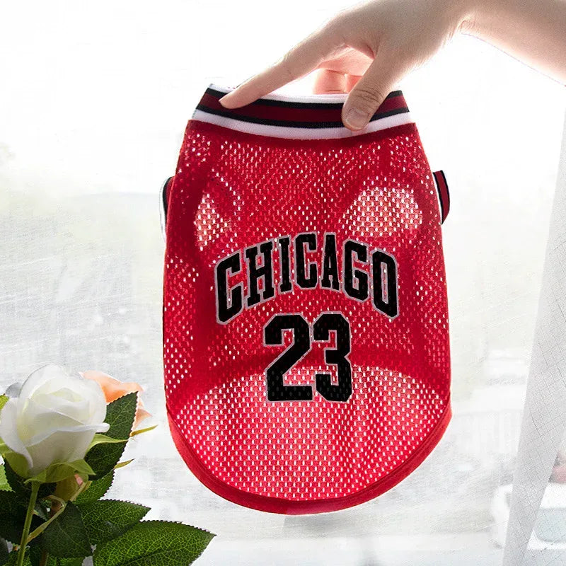 Hondenkleding Basketbalshirt Grote Mesh Zomer Hondenkleding