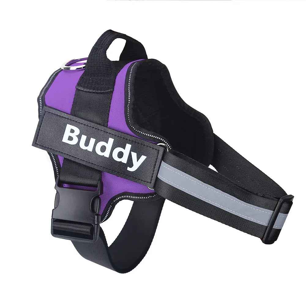 Personalized No-Pull Dog Harness Adjustable Reflective Vest