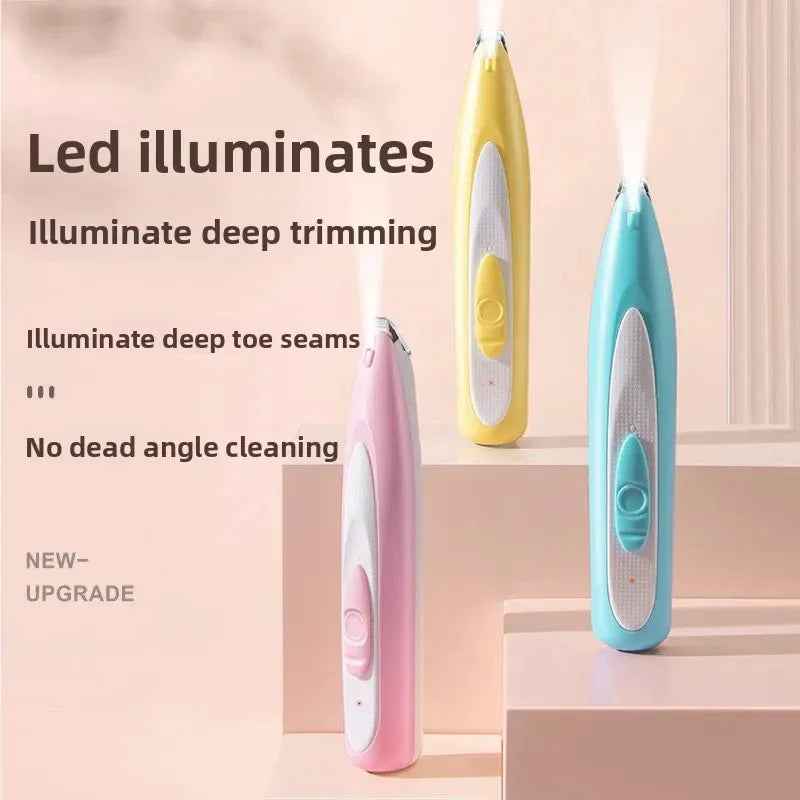 LED Pet Paw Hair Trimmer Electric Clipper for Dogs & Cats