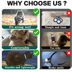 Reflective Waterproof AirTag Cat Collar with Holder Case