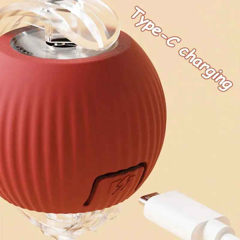 Interactive Cat Rolling Ball Toy with Smart Auto Drive