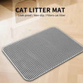 Premium Cat Litter Mat - Leak-Proof Waterproof Base & Non-Slip Backing - Effectively Traps And Filters Litter For A Cleaner, Dry Floor