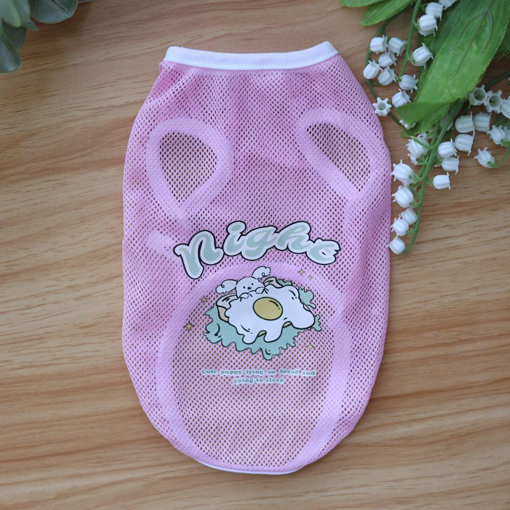 Débardeur imprimé mignon à carreaux pour animaux, printemps et été, style cartoon