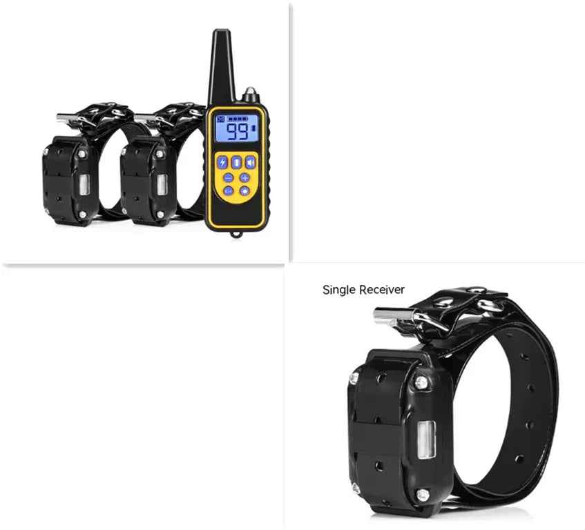 Remote Control Dog Training Collar Adjustable Pet Training Device