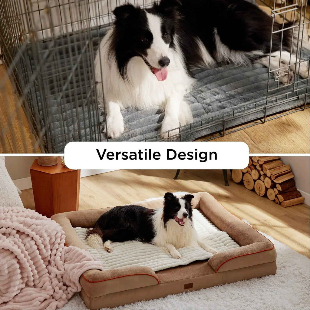 Self Warming Cat Mat For Small Cat Self Heating Dog Crate Pad Thermal Extra Warm Puppy Mat Indoor Outdoor Non-Slip