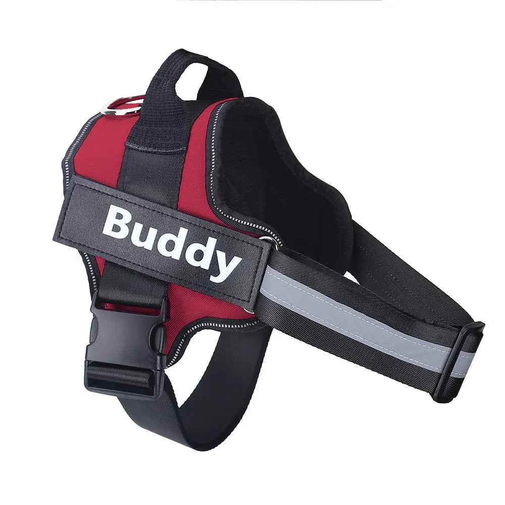 Personalized No-Pull Dog Harness Adjustable Reflective Vest