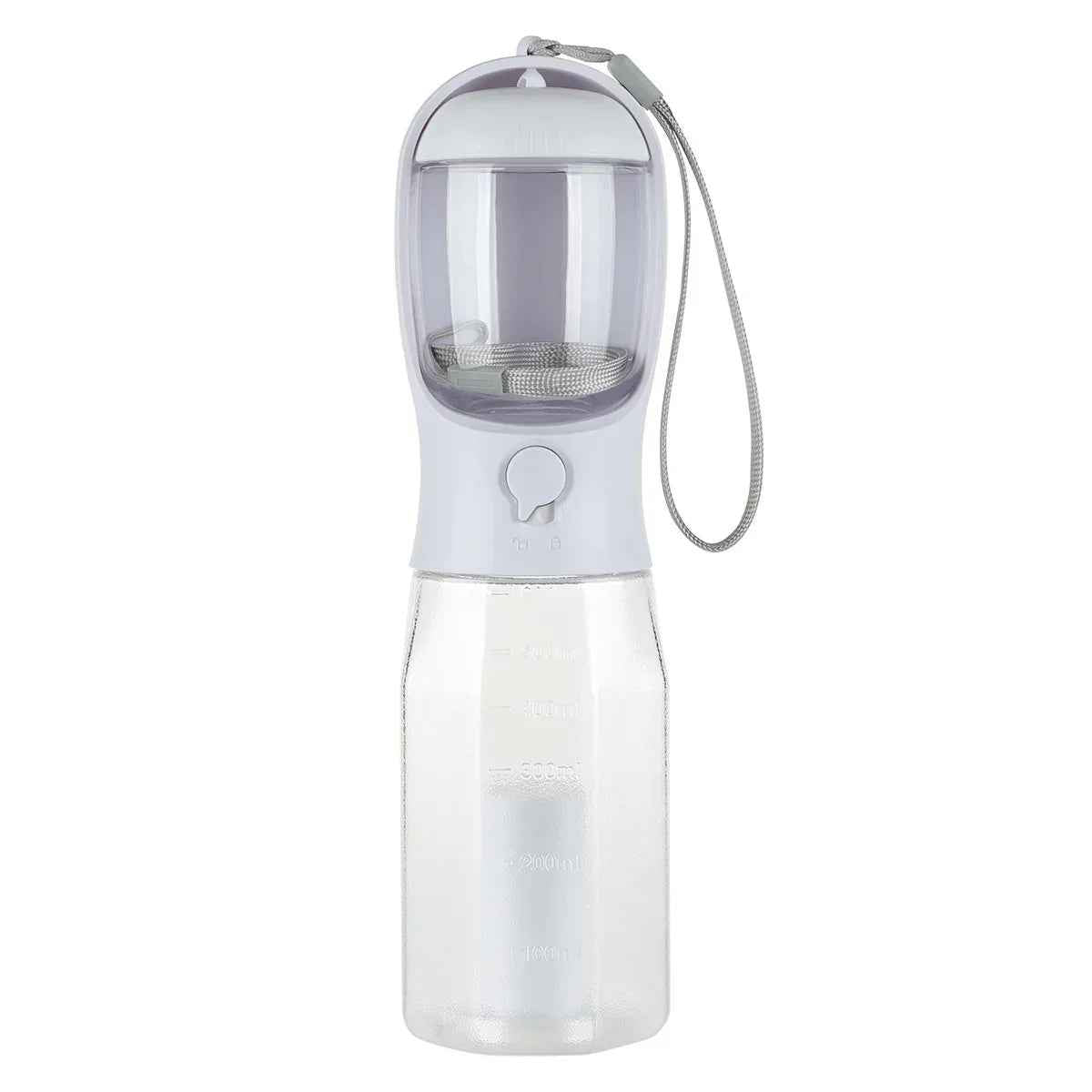 3-in-1 Portable Pet Water Bottle with Food & Poop Dispenser