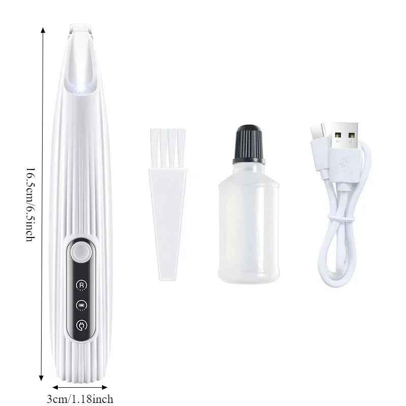 LED Pet Paw Hair Trimmer Electric Clipper for Dogs & Cats