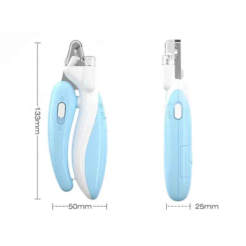 Pet Nail Clippers with LED Light & Electric Nail Grinder