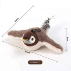 Interactive Pet Plush Toy Electric Flopping Fish & Bird