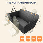Waterproof Dog Car Seat Bed Durable Pet Travel Cushion