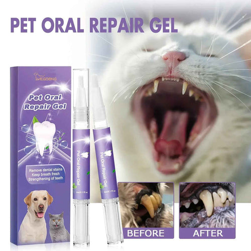 Pet Oral Care Gel Teeth Cleaner for Dogs & Cats