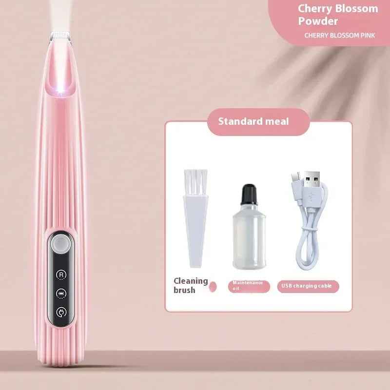 LED Pet Paw Hair Trimmer Electric Clipper for Dogs & Cats