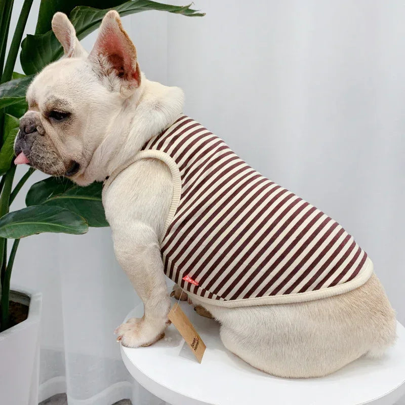 Modieuze en Gepersonaliseerde Honden Zomerkleding Dunne Stof