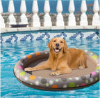 Piscina Inflable para Perros Hamaca Flotante Cama para Mascotas Anillo de Natación Primavera Verano