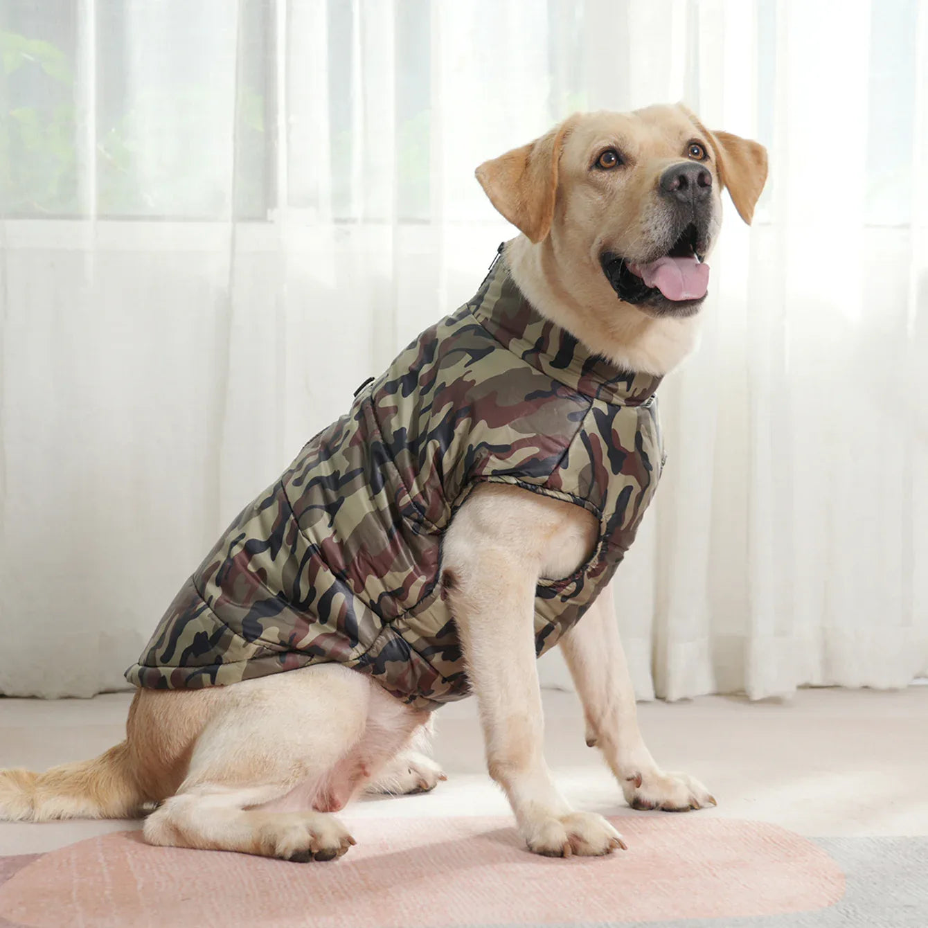 Abbigliamento Invernale per Cani Spesso con Motivo Mimetico