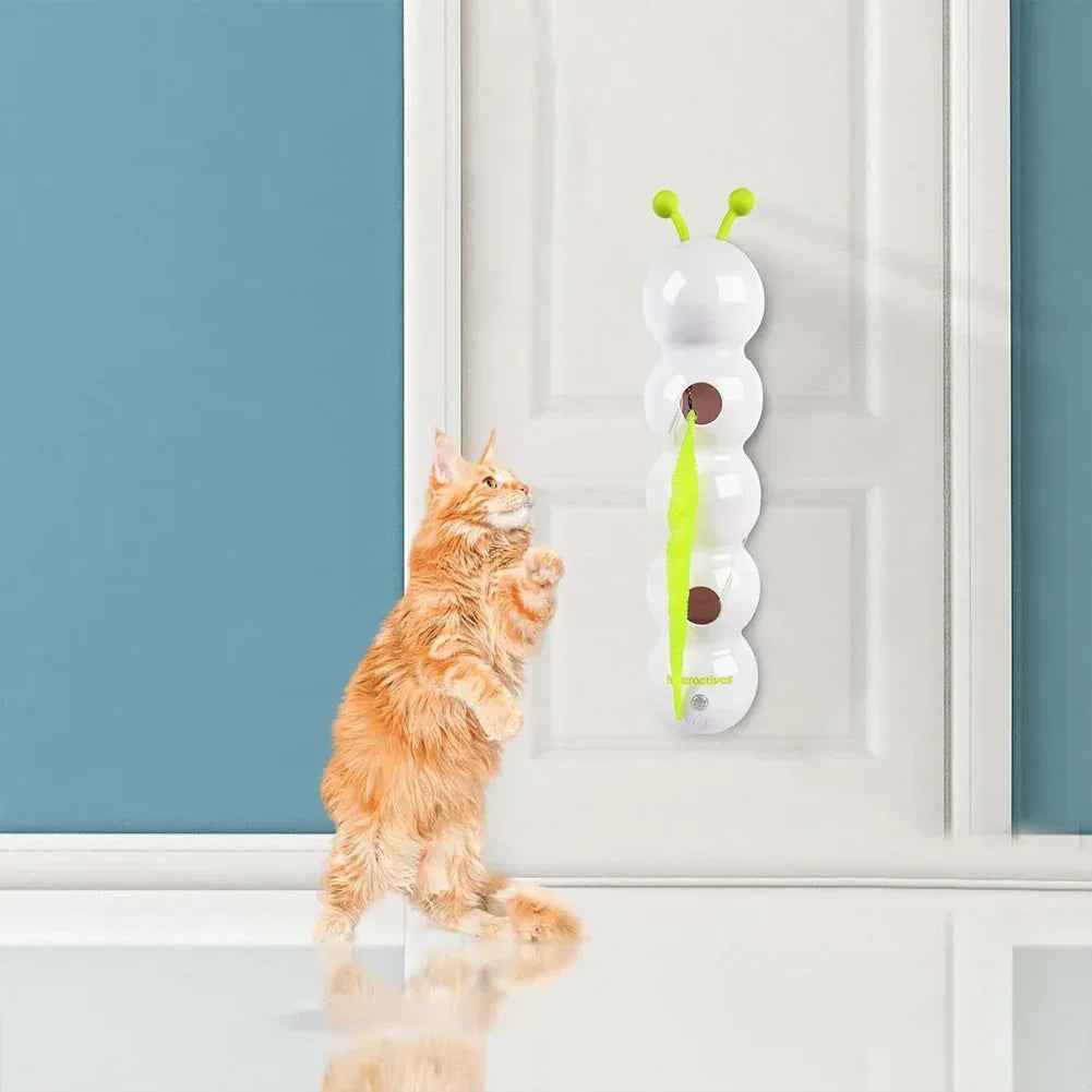 Teasing Cat Toy Automatic Pes Toy With Tail Motion Activated Kitten Toy Rechargeable Smart Interactive Cat Toy Pet Products