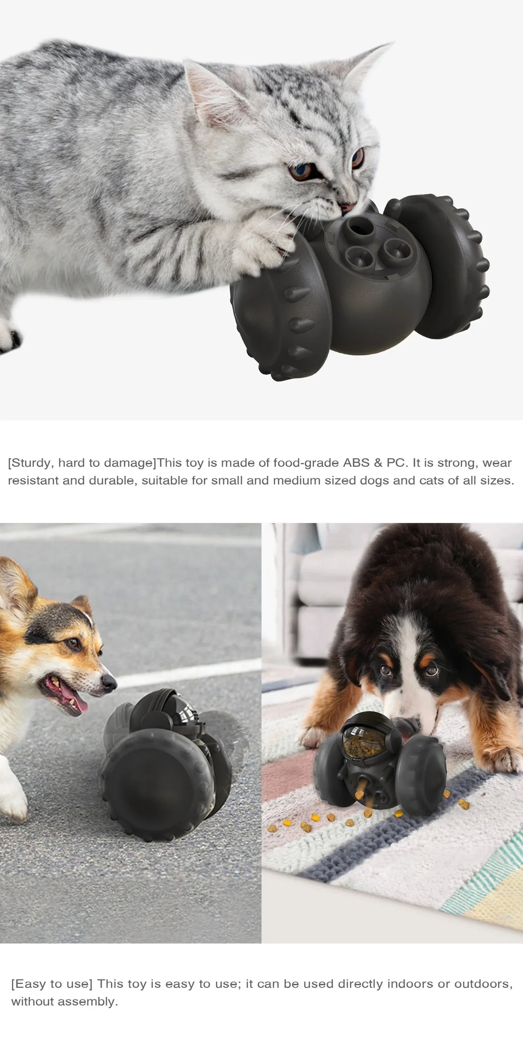 Interactive Slow Feeder Toy Car for Dogs & Cats – Treat Dispenser