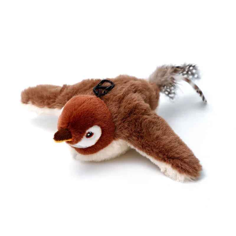 Interactive Pet Plush Toy Electric Flopping Fish & Bird