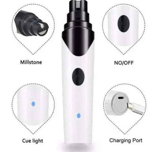 Electric Pet Nail Grinder & Clipper for Dogs & Cats