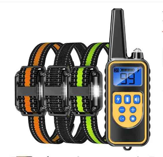 Remote Control Dog Training Collar Adjustable Pet Training Device