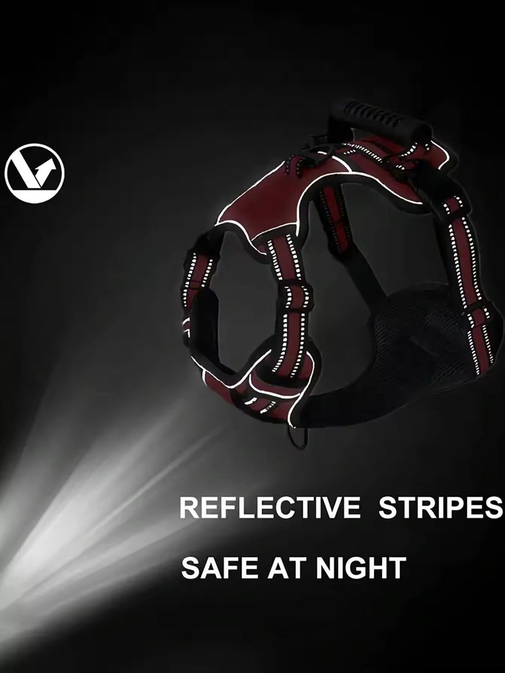 Tactical Service Dog Harness Strap Set, Car Seat Belt, Collapsible Bowl, Biodegradable Trash Bag Set For Dogs