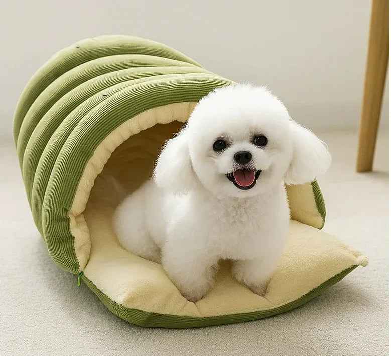 Removable And Washable Closed Cat House Winter Warm Pet Sleeping Nest