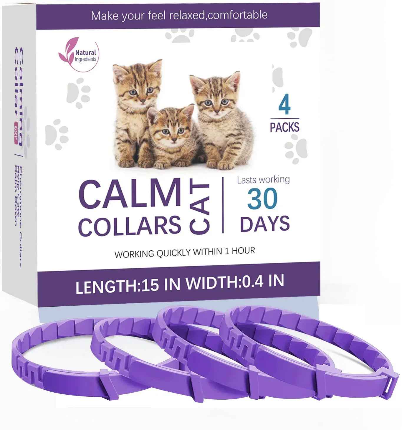 Pet Calming Collar Anti-Anxiety Soothing Pheromone Collar