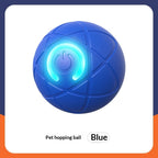 Pets Electric Jumping Ball Automatic Dog-teasing Luminous Pet Products Pets Dogs Training Products Ball Toys For Dogs Resistance