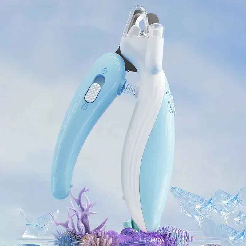 Pet Nail Clippers with LED Light & Electric Nail Grinder
