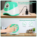 1Pc Automatic Dog Ball Launcher Included 6 Tennis Balls Dog With 3 Adjustable Launch Distance Interactive Ball Thrower Fetch Machine For Small Medium Dogs