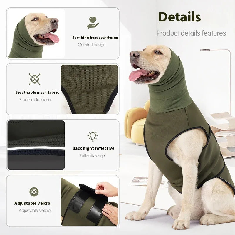 Abbigliamento Calmante per Cani Antistress Giacca Anti-ansia