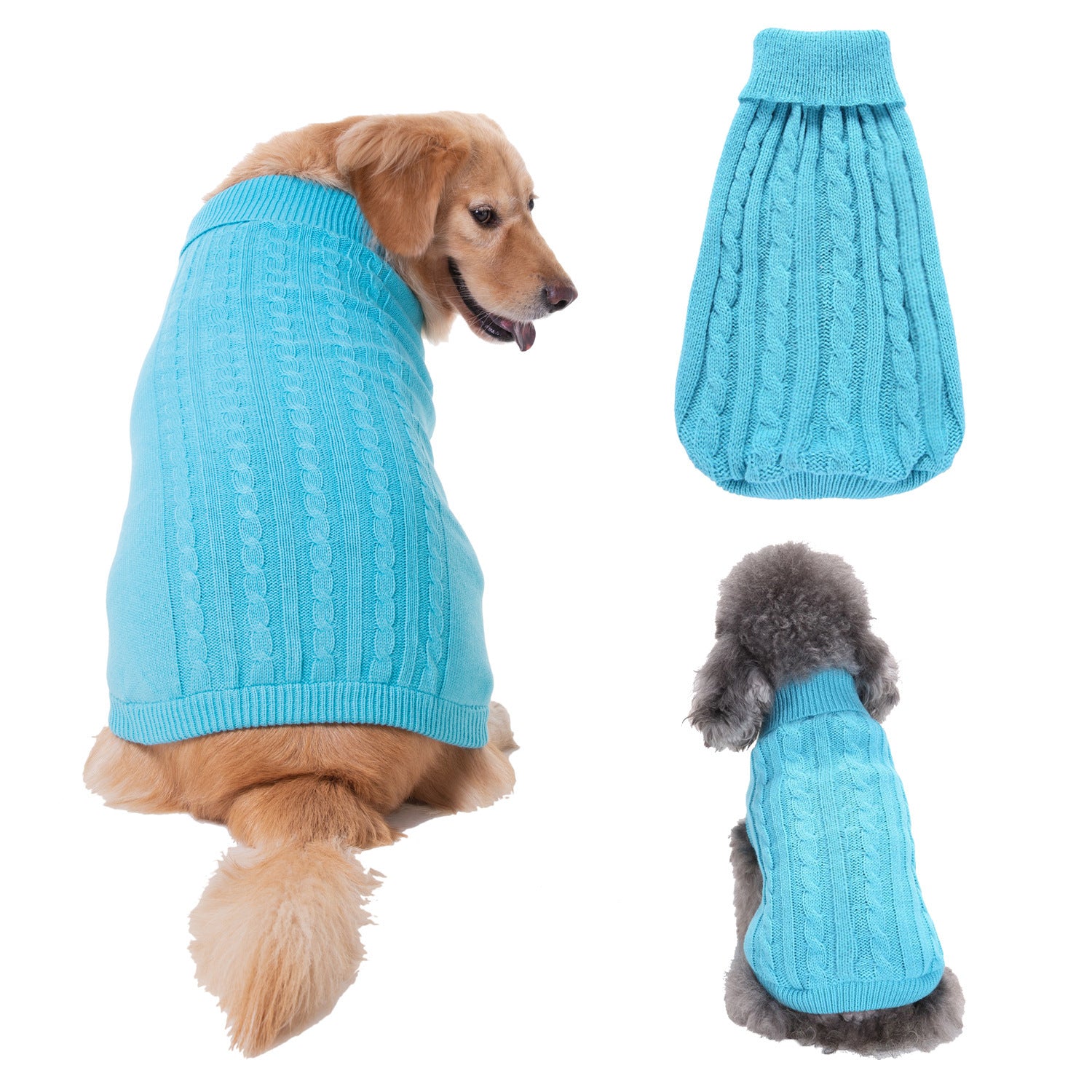 Solid Color Puppy Dog Clothes Teddy Bichon Pet Sweater