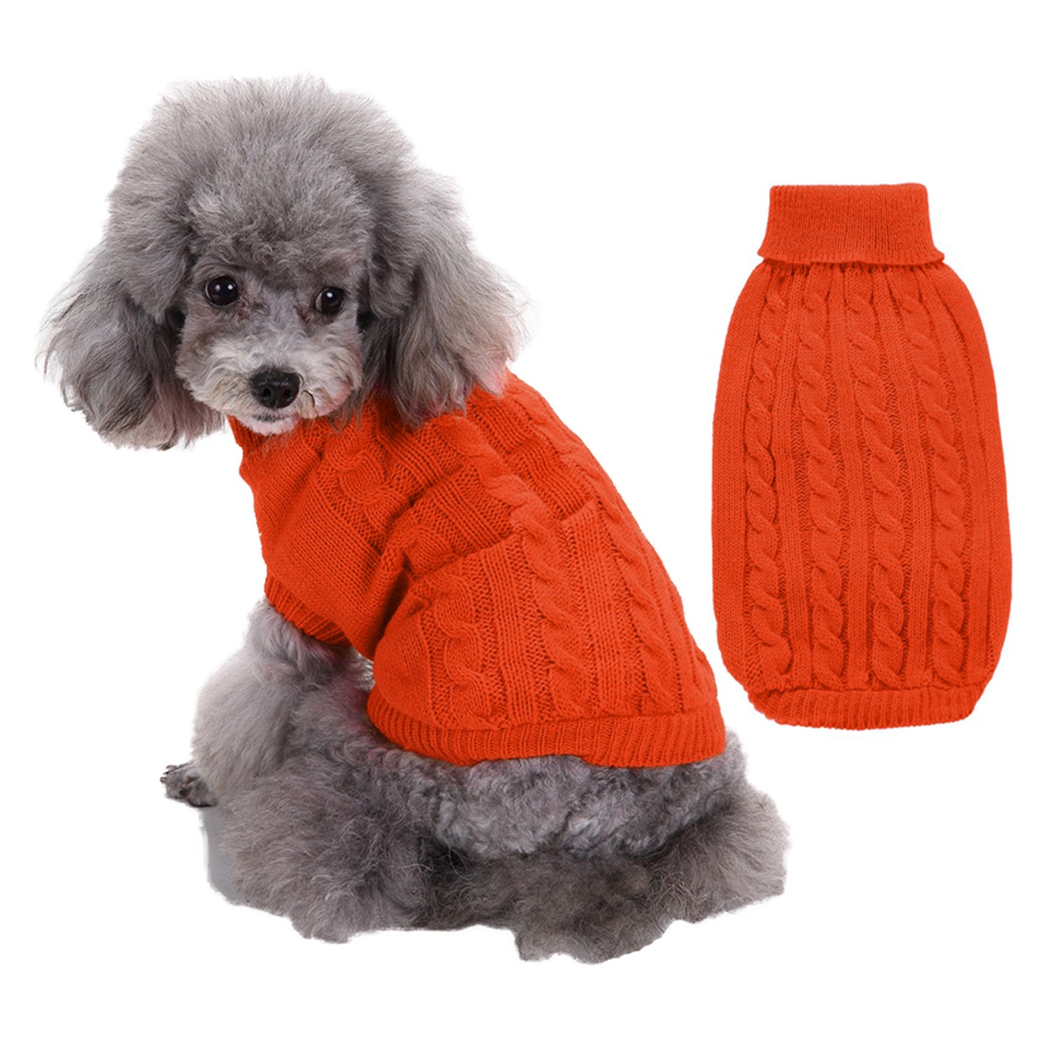 Solid Color Puppy Dog Clothes Teddy Bichon Pet Sweater