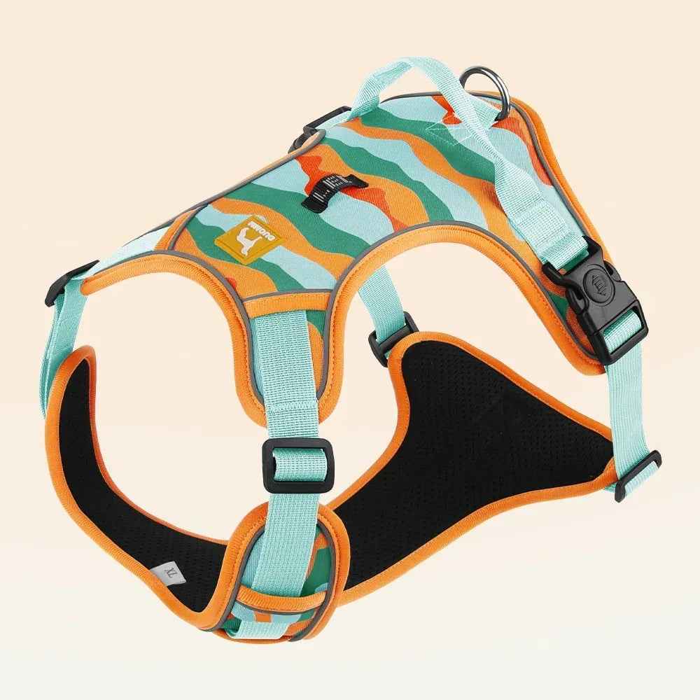 Reflective Dog Harness & Leash Set Chest Strap Walking Lead