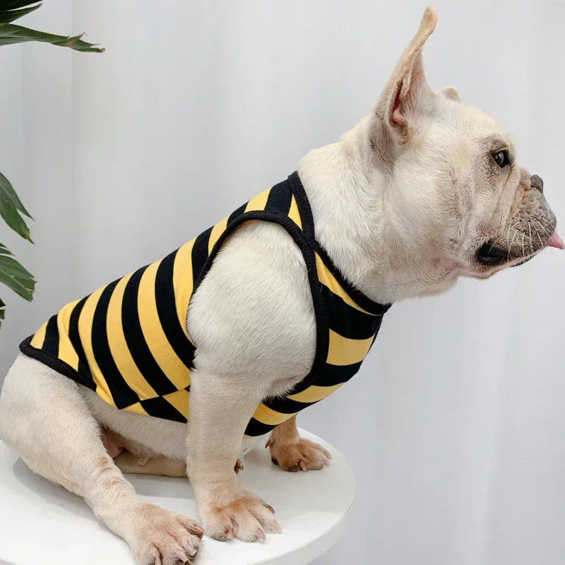 Modieuze en Gepersonaliseerde Honden Zomerkleding Dunne Stof
