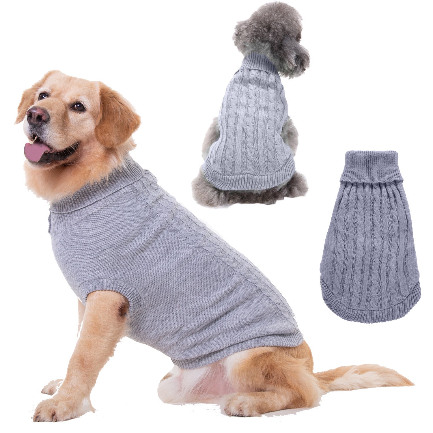 Solid Color Puppy Dog Clothes Teddy Bichon Pet Sweater