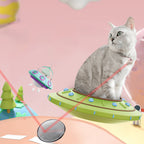 Cat Laser Toy Pointer Cat Collar Automatic Interactive Cat Toy For Kittens Dogs Game USB Charging Electric Training Pet Items