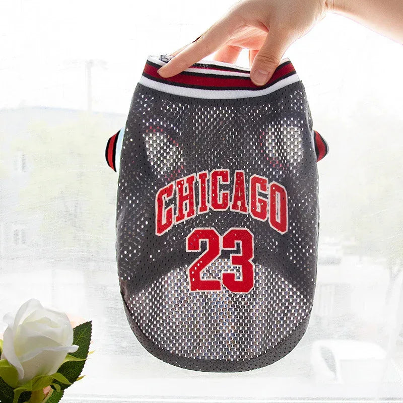 Hondenkleding Basketbalshirt Grote Mesh Zomer Hondenkleding