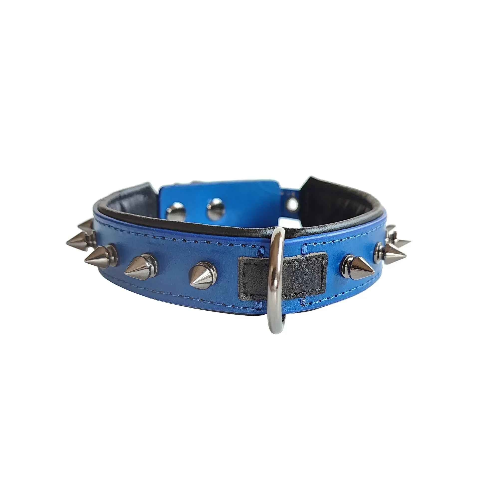 Leather Dog Collar with Bandana Adjustable Pet Neck Strap
