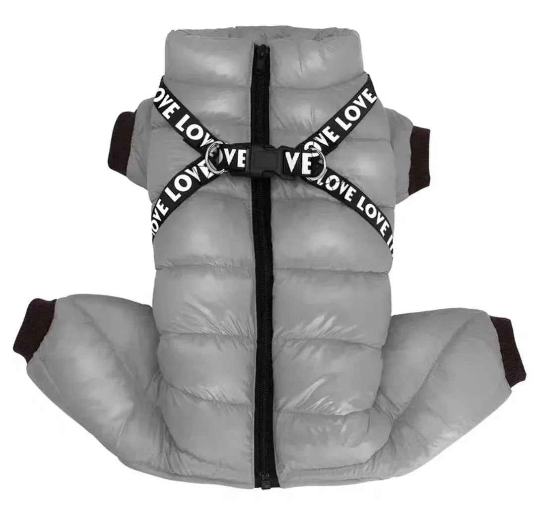 Pet Thickened Windproof Four-legged Warm Clothing
