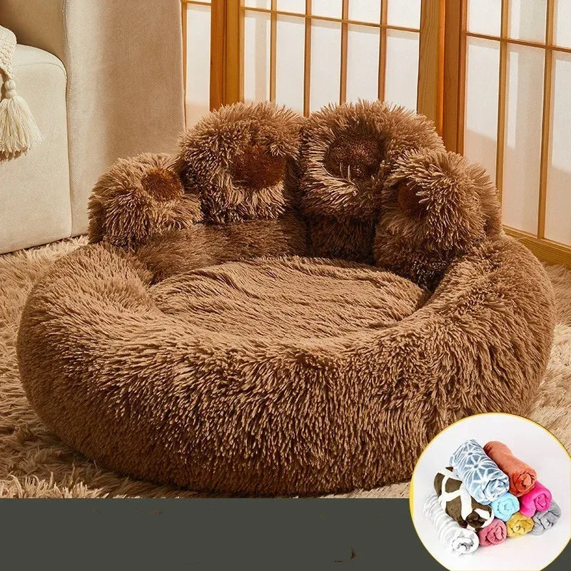 켄넬용 중대형 강아지 코기 골든 리트리버 침대 플리스 안감 소파 매트리스