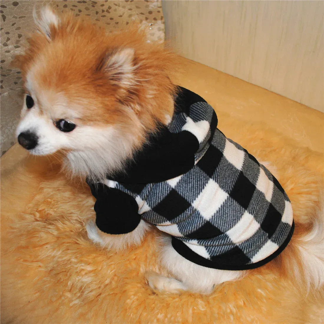 Abbigliamento Invernale con Cappuccio per Cani - Maglione per Animali Domestici
