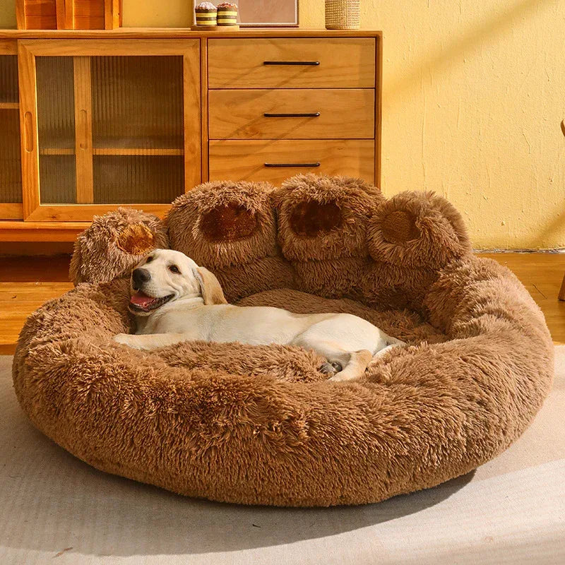 Cama cálida para kennel para perros medianos y grandes Corgi Golden Retriever Colchón de sofá forrado con vellón