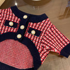 Fashion Cute Print Winter Pet Clothes Winter Sweater